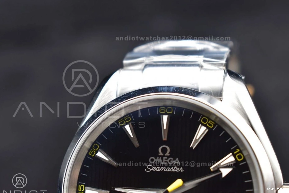 On Bumblebee Edition SS Dial SS Best 1:1 150M Aqua 505 SunProtective A Bracelet VSF Terra Black 0303